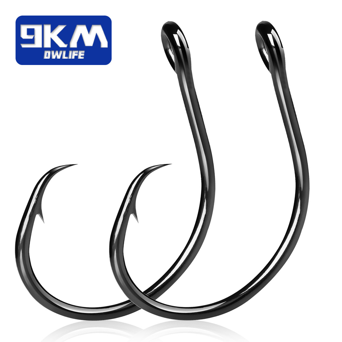 Fishing Hook Circle - 9KM 25-50Pcs Kail Lingkar Lebar Inline,