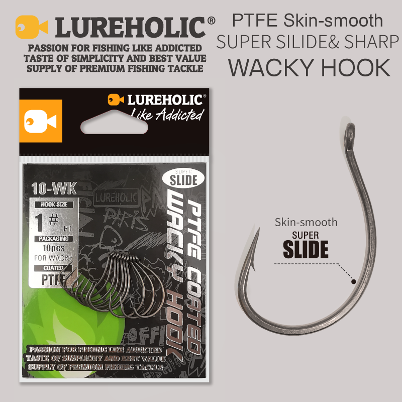 Fishing Hook Circle - LUREHOLIC PTFE kait unik Super geser