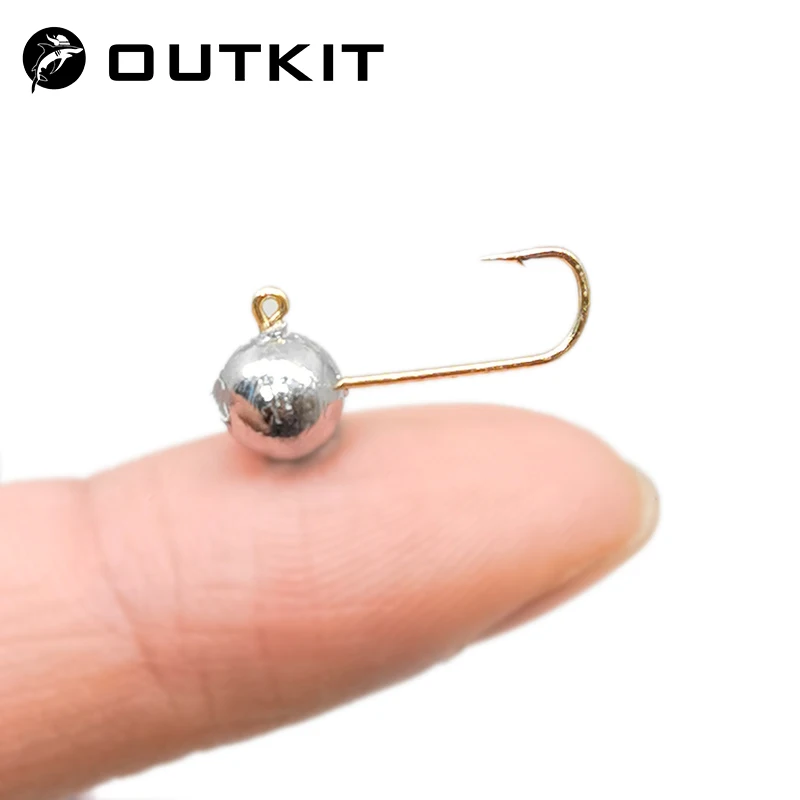 OUTKIT 10 Buah Mini Jig Kepala - Fishing Hook Barbless ulasan dan harga