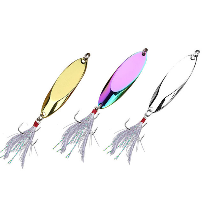 1 buah 2.5 g-35g sendok logam  - Fishing Hook Treble ulasan dan harga