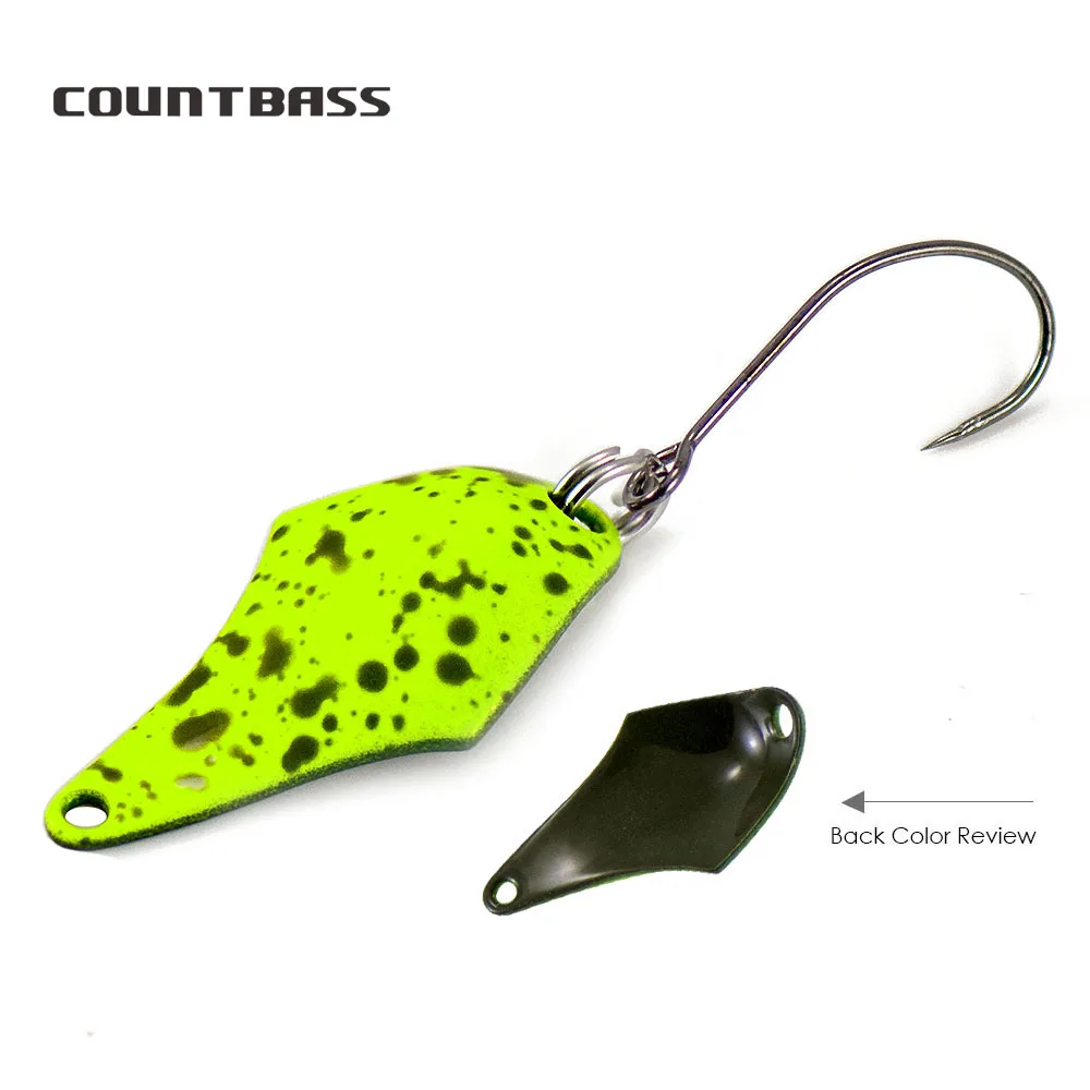 COUNTBASS 5/64Oz 2G Sendok Cas - Fishing Hook Barbless ulasan dan harga