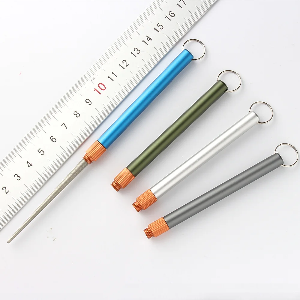 Batang Pengasah Pisau EDC Mini - Fishing Hook Stainless Steel ulasan dan harga