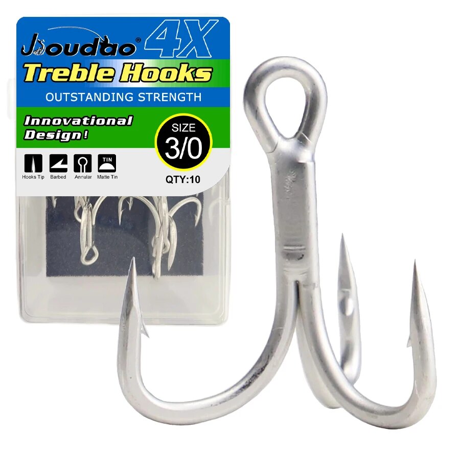 Pancing Treble kait baja karbo - Fishing Hook Offset ulasan dan harga