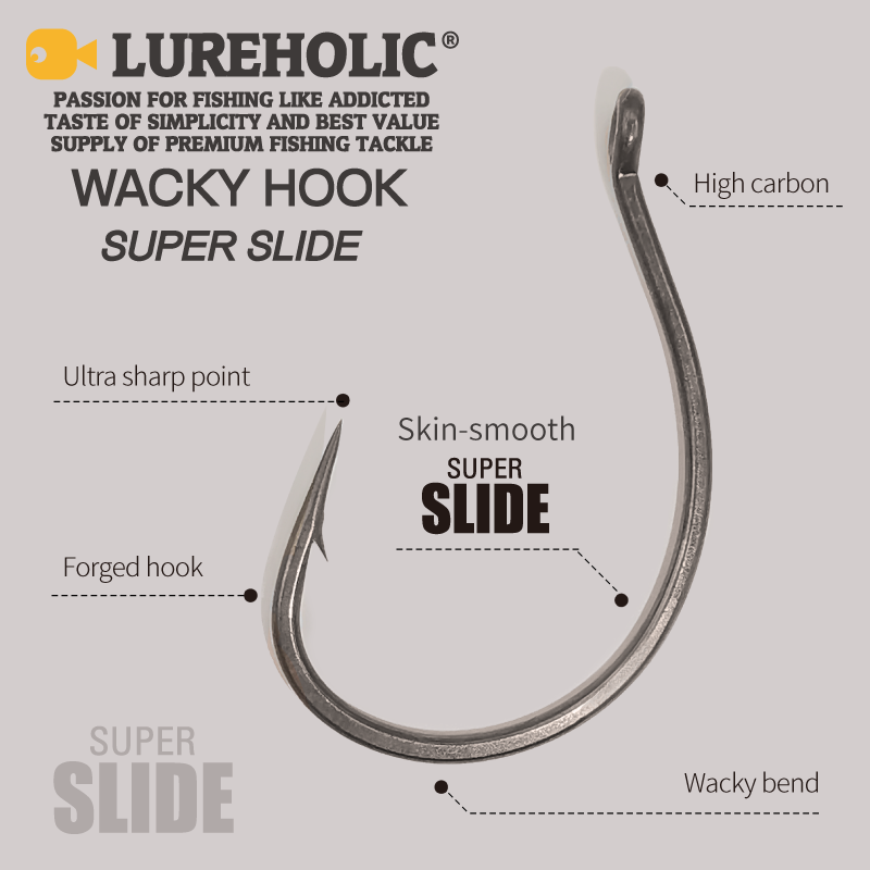 LUREHOLIC PTFE kait unik Super - Fishing Hook Circle ulasan dan harga