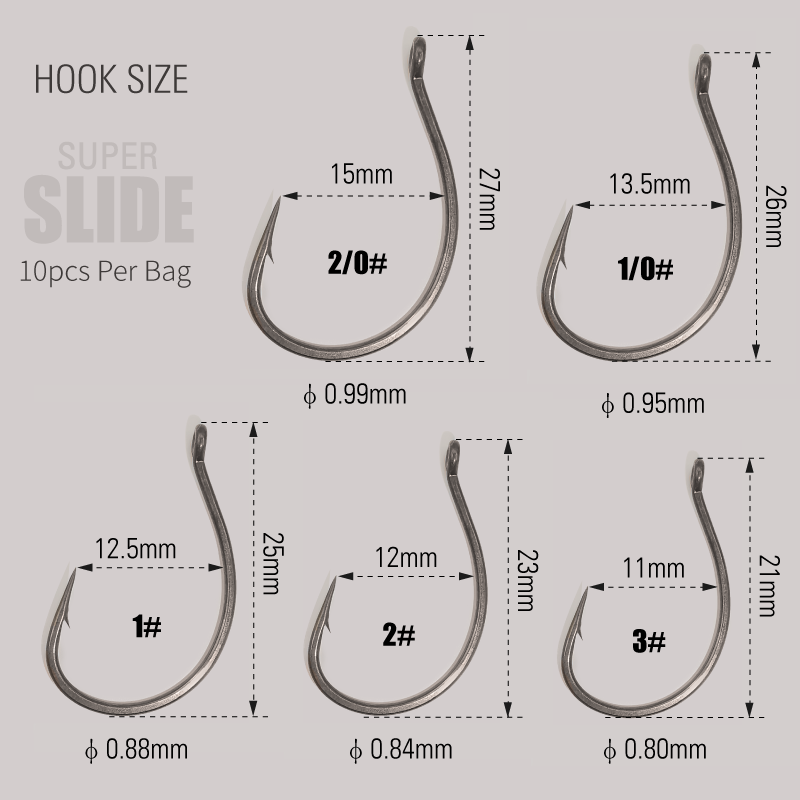 LUREHOLIC PTFE kait unik Super - Fishing Hook Circle ulasan dan harga