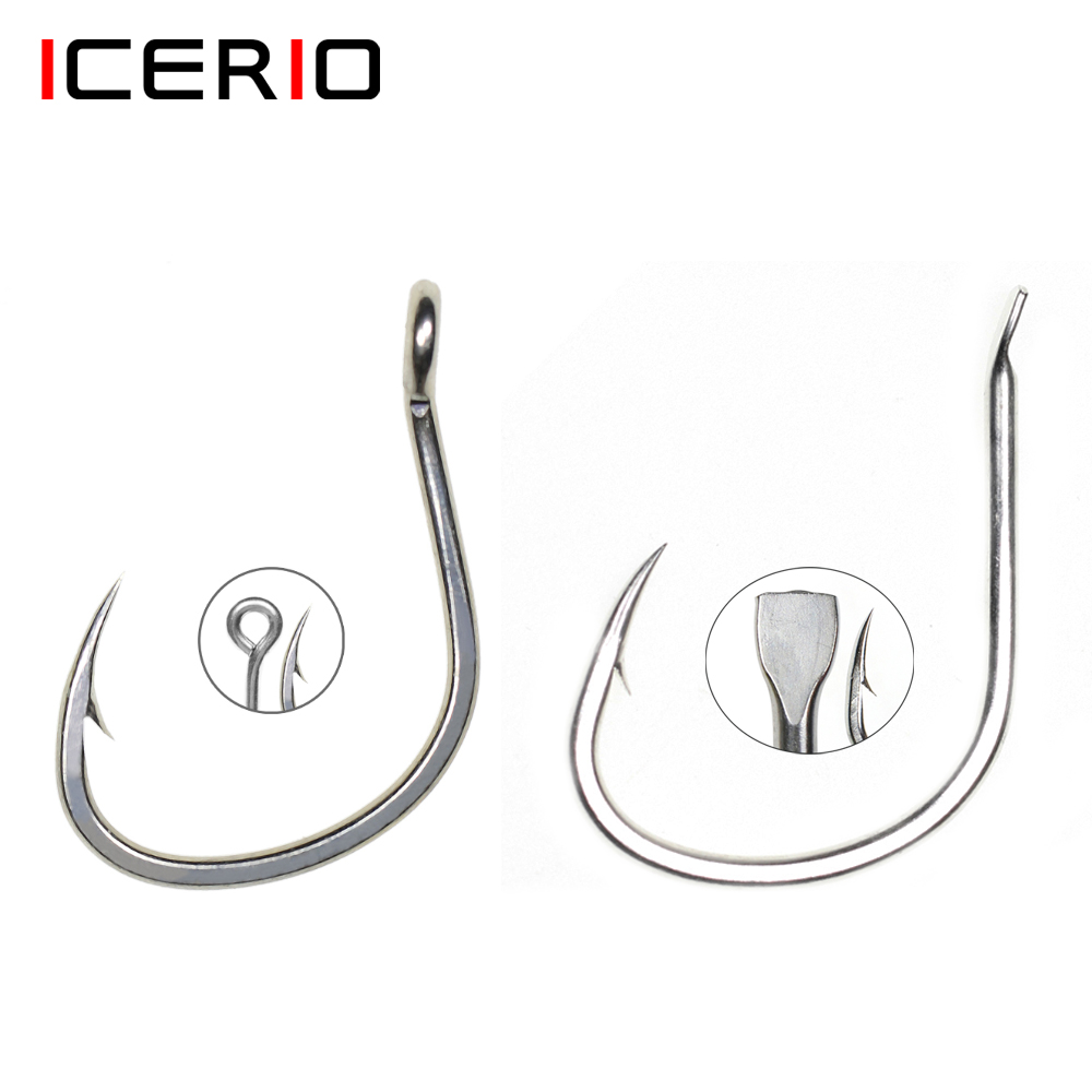 ICERIO 10 buah kait ikan air a - Fishing Hook Offset ulasan dan harga
