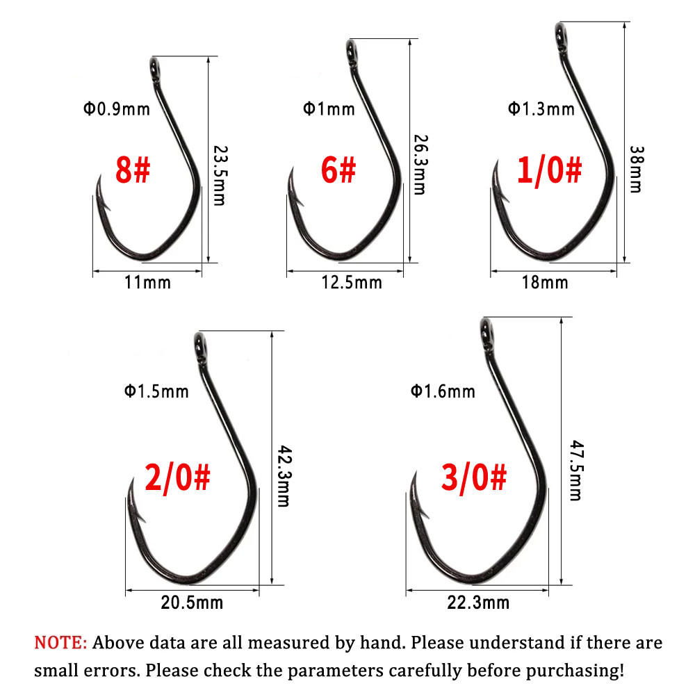 Wifreo 20 Buah V Bentuk Kait L - Fishing Hook Offset ulasan dan harga
