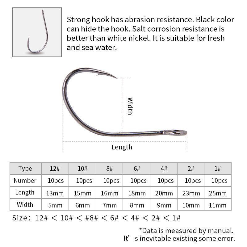 20 buah baja karbon tinggi mat - Fishing Hook Weedless ulasan dan harga