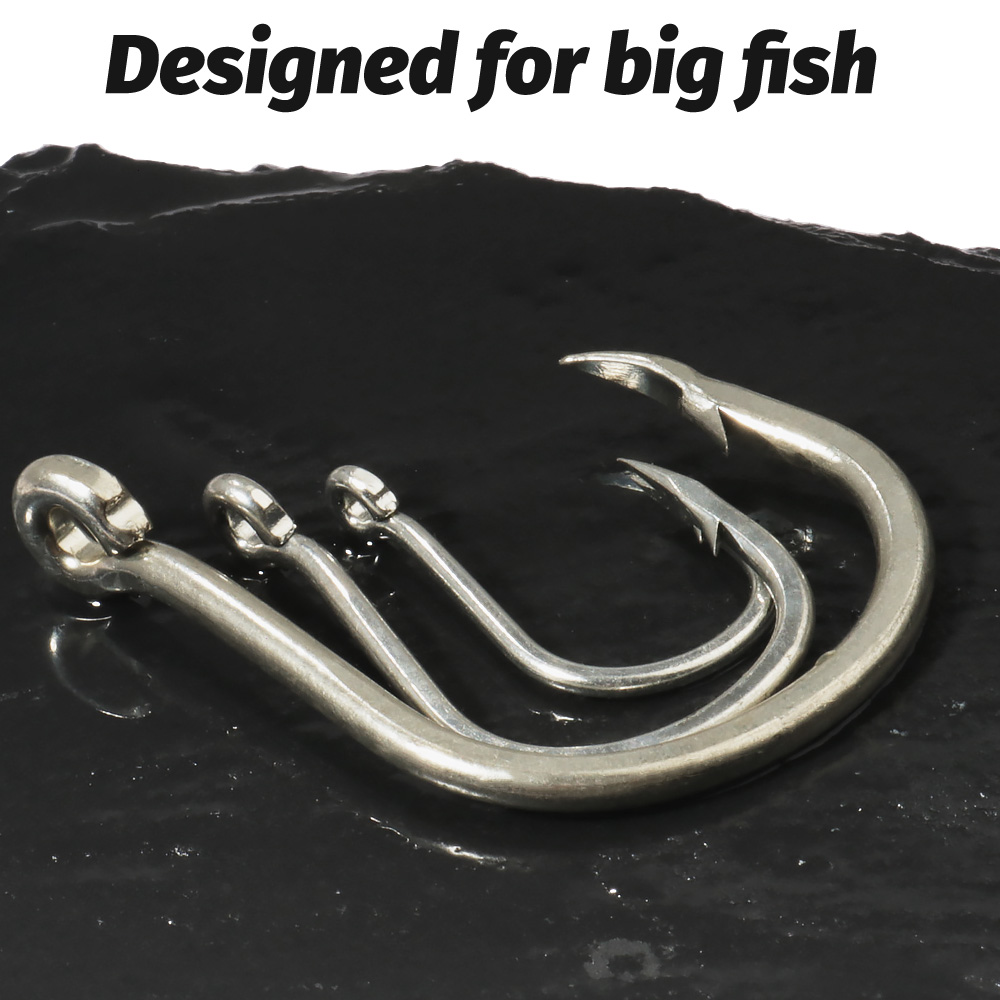10 buah kail ikan besar 1/0-7/ - Fishing Hook Offset ulasan dan harga