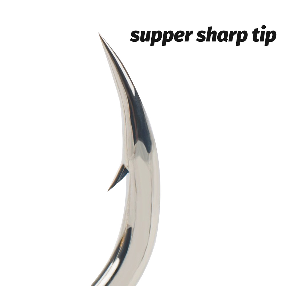 10 buah kail ikan besar 1/0-7/ - Fishing Hook Offset ulasan dan harga