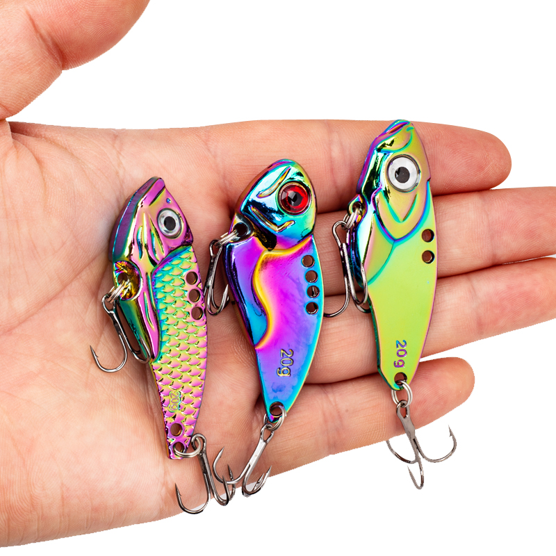 3PCS Umpan Logam Warna-warni V - Fishing Hook Treble ulasan dan harga