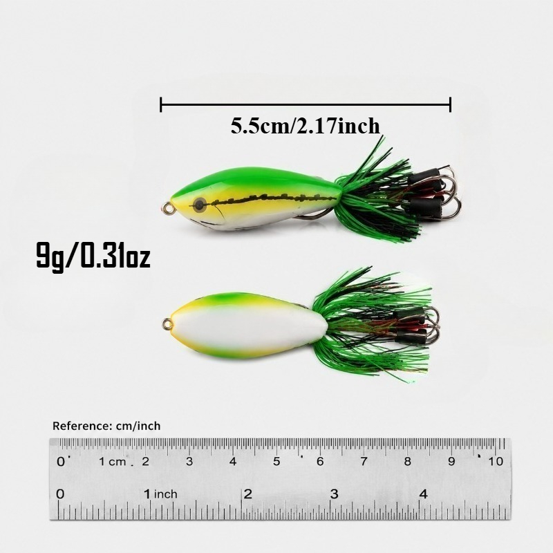 1PC/2PCS Umpan Katak Keras Gay - Fishing Hook Weedless ulasan dan harga