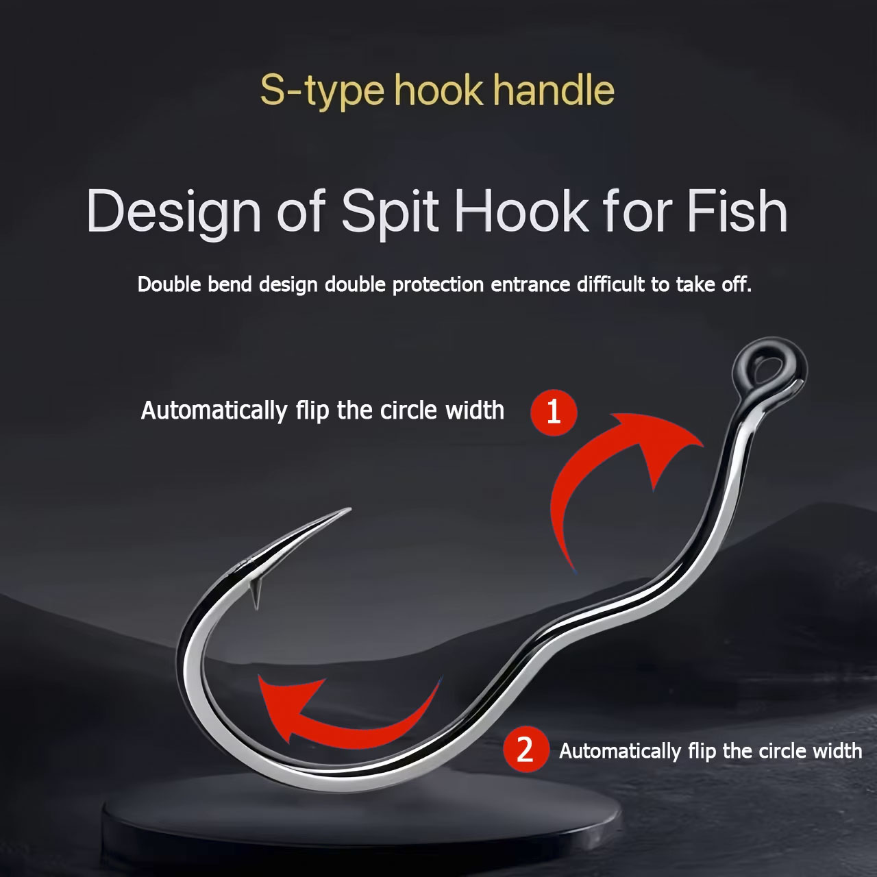 50 Buah Kail Pancing Baja Karb - Fishing Hook Circle ulasan dan harga