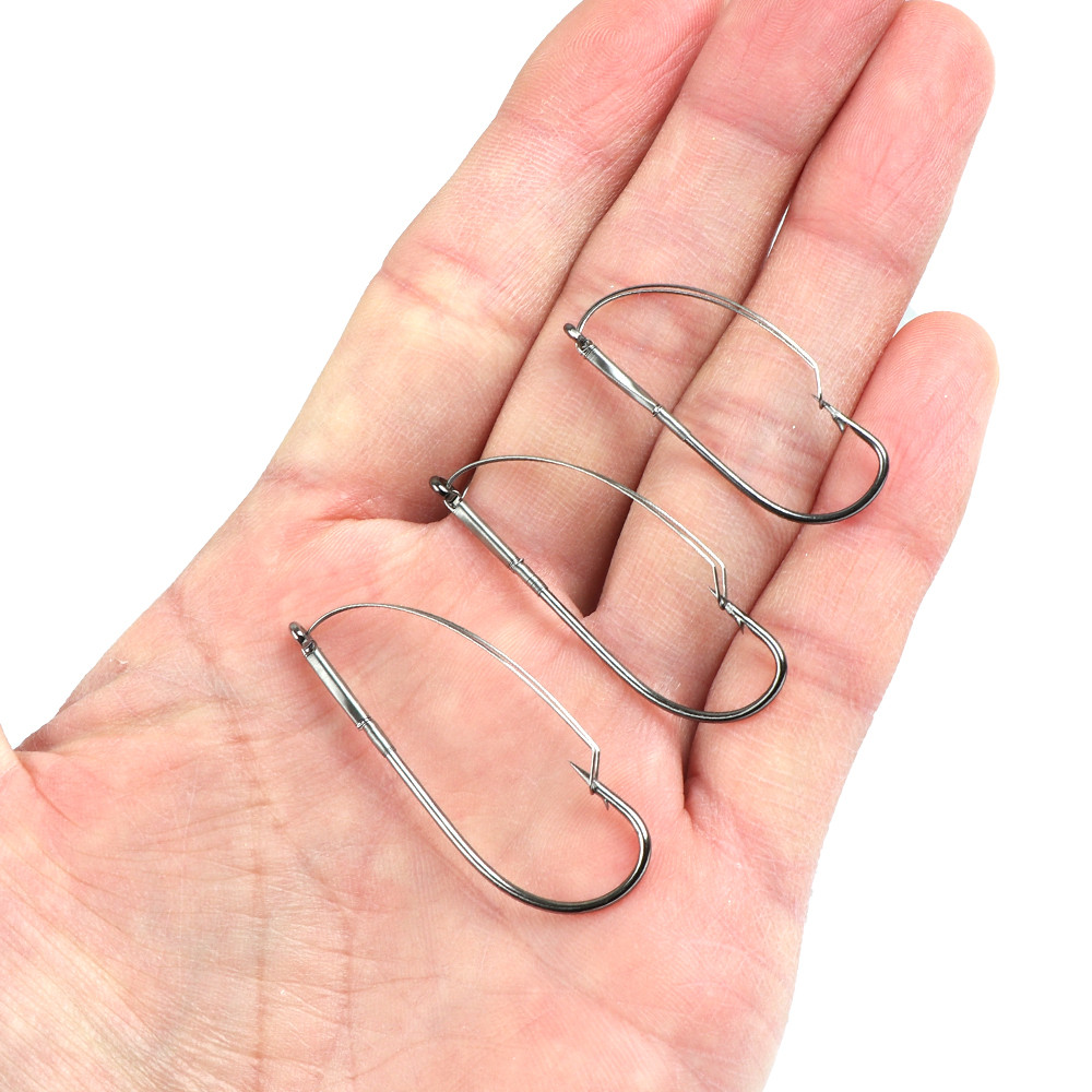 10 Buah/Kotak Kait Pancing Ane - Fishing Hook Weedless ulasan dan harga