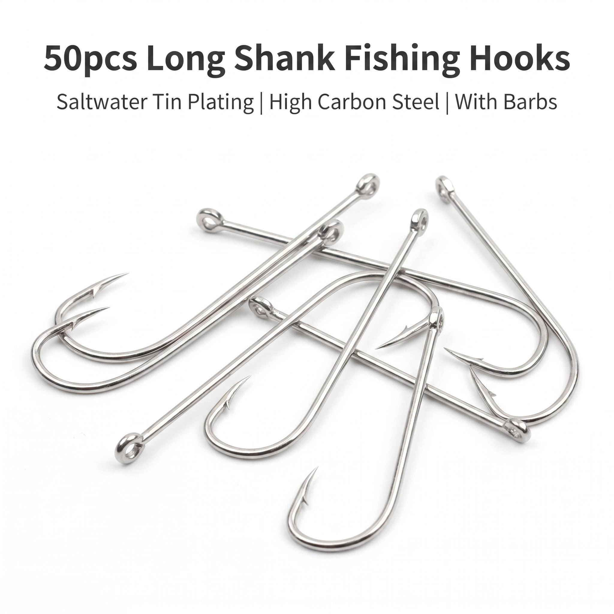50 buah kail lingkaran air asi - Fishing Hook Circle ulasan dan harga